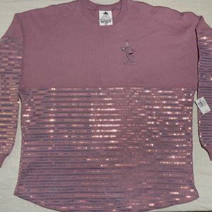 Disney Parks Disneyland Earidescent Sequin Spirit Jersey L